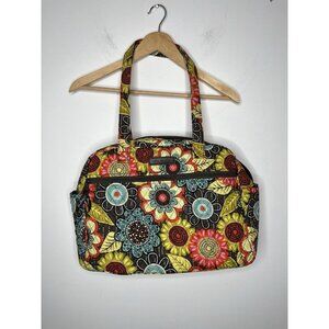 Vera Bradley Red and Yellow Floral Tote Bag